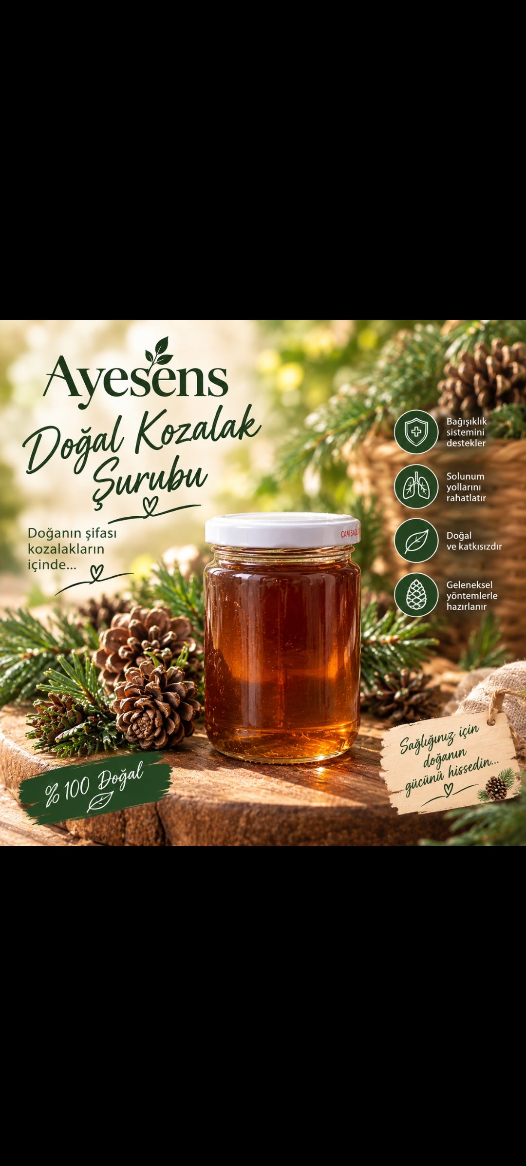 DOĞAL KOZALAK ŞURUBU 400Gr