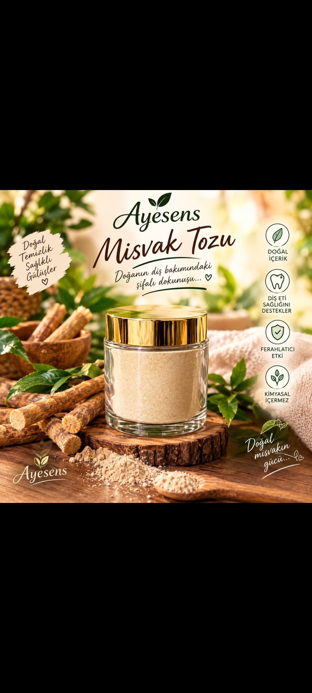 MİSVAK TOZU 50Gr