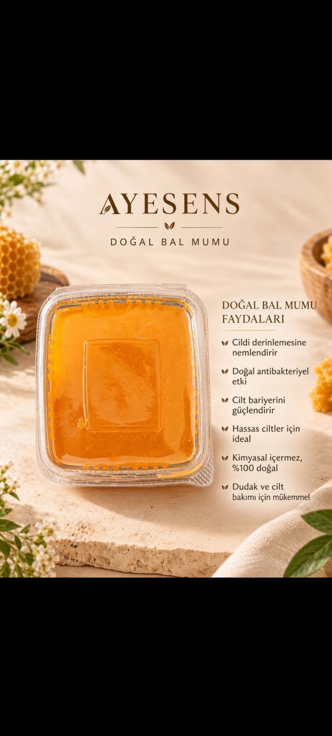 %100DOĞAL BAL MUMU