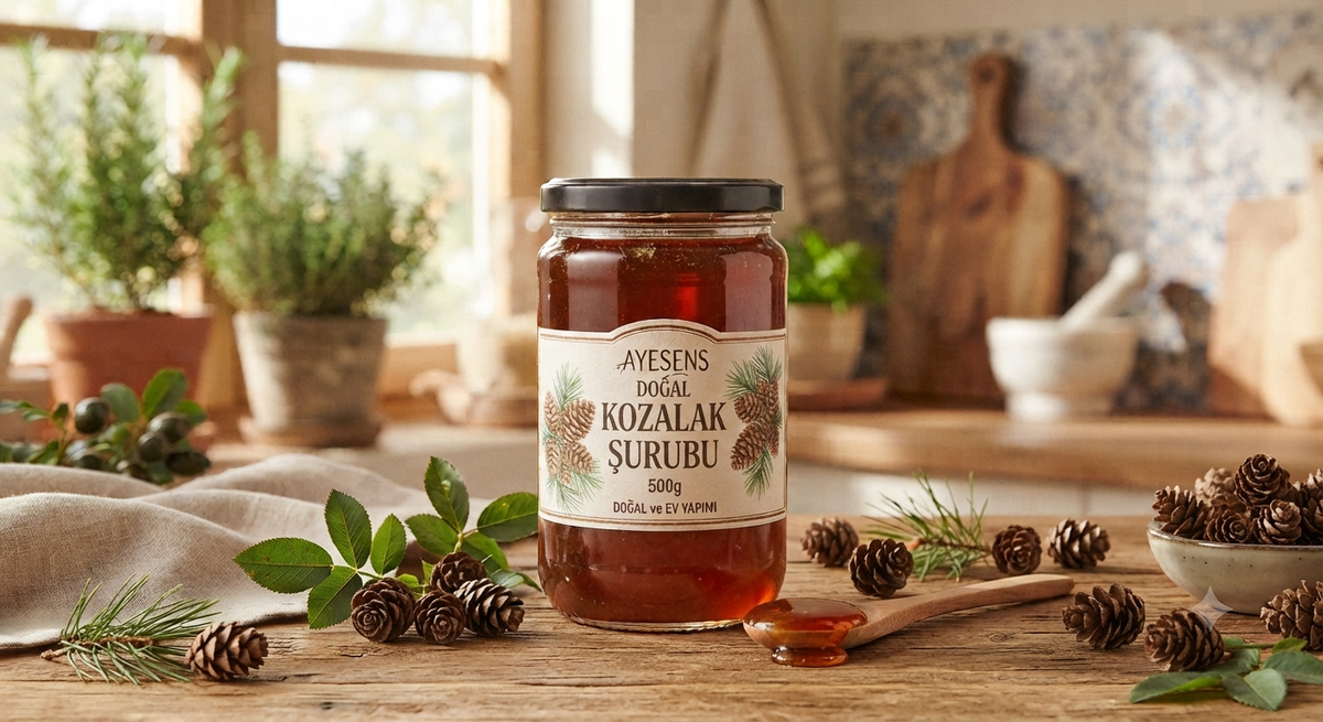 DOĞAL KOZALAK ŞURUBU 800 GR