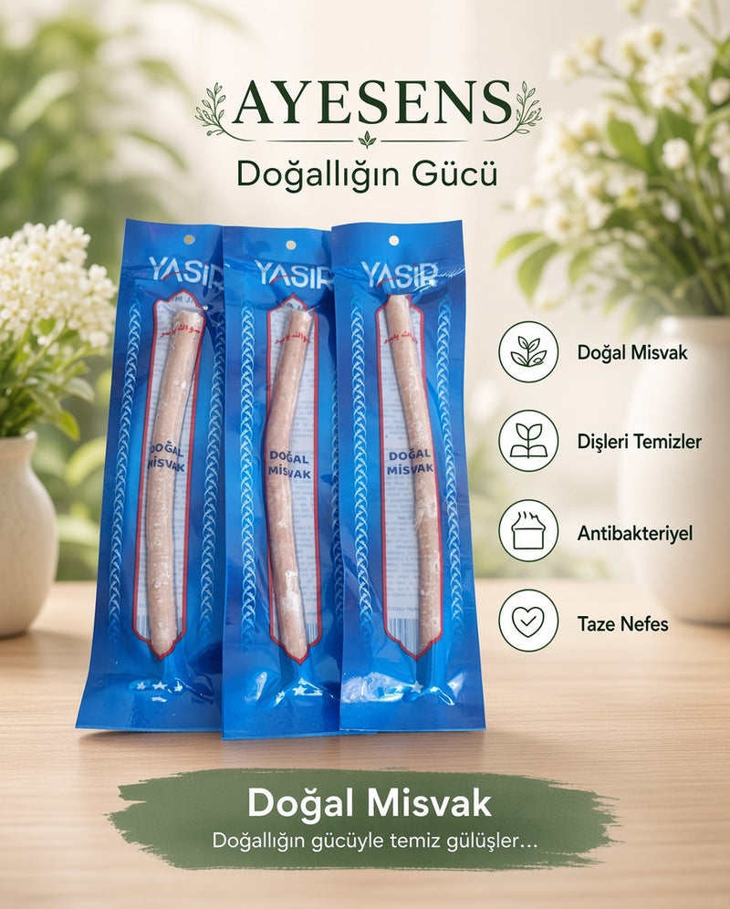DOĞAL MİSVAK 3 ADET
