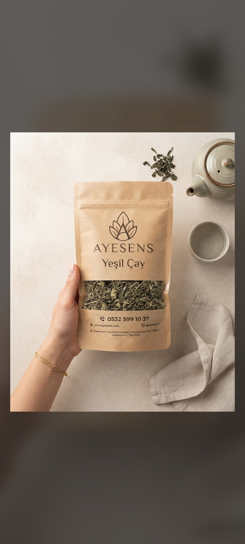 YEŞİL ÇAY 90Gr
