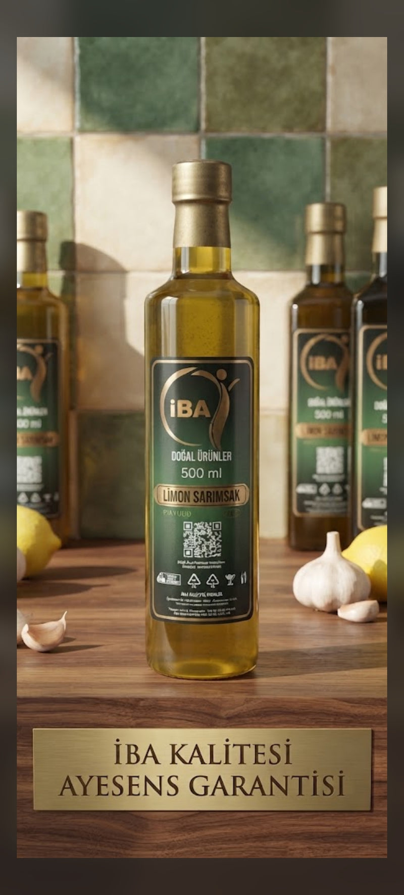 LİMON SARIMSAK KÜRÜ 1Lt